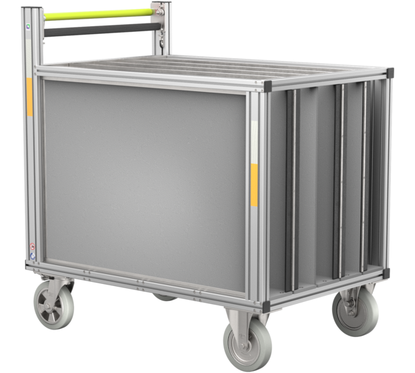 Rollcontainer Schlauch gebuchtet | © MUNK GmbH