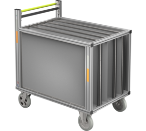 Rollcontainer Schlauch gebuchtet | © MUNK GmbH
