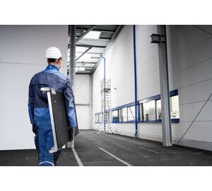 PLATFORM WITH CAP 1.25 m FlexxTower, GRP | © MUNK GmbH
