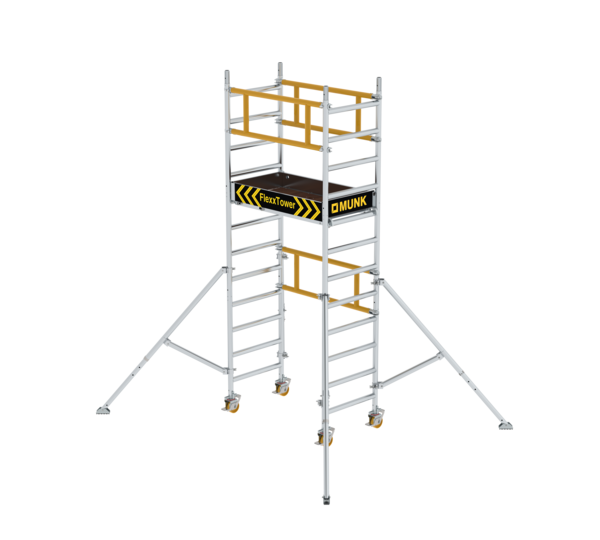 FlexxTower Ein Personen Gerüst Aufbauvariante | © MUNK GmbH
