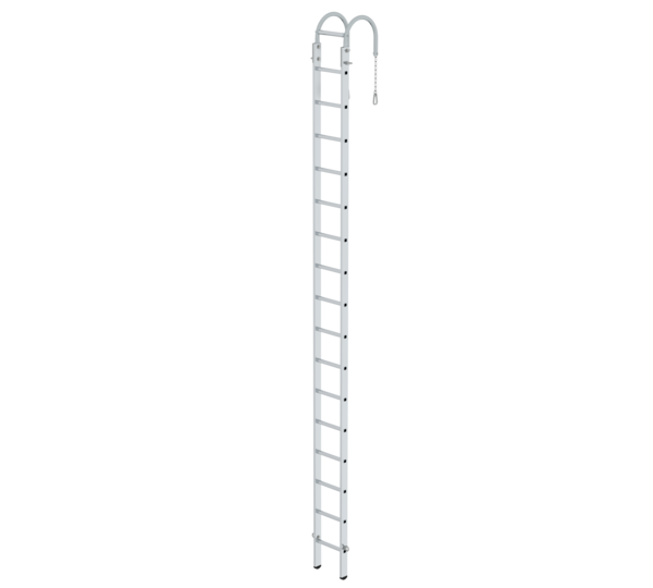 Rung mast hanging ladder, 4.94 m, 16 rungs | © MUNK GmbH