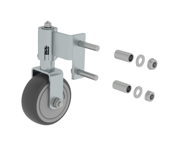Roul. ori. ress. Ø 80 mm gauche pour éch. marches | © MUNK GmbH