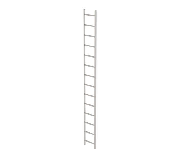 Shaft ladder, st.stl. V4A, 400 mm clearance 14 rgs | © MUNK GmbH